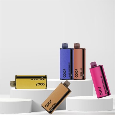 ISK 8000 Puffs Disposable Vape POD with display screen and rechargeable battery