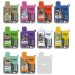 ISK Lock 9000 Puffs Disposable Vape POD with Child Lock Button and rechargeable battery