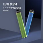 ISK034 1600 Puffs Disposable Vape Pen Rectangle POD Device