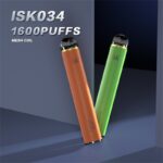 ISK034 1600 Puffs Disposable Vape Pen Rectangle POD Device