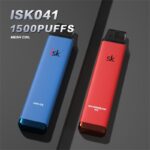 ISK041 Disposable Vape 1500 Puffs POD Device Rectangle Custom by ISK