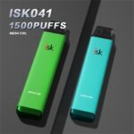 ISK041 Disposable Vape 1500 Puffs POD Device Rectangle Custom by ISK