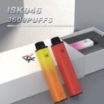 ISK046 3500 Puffs Disposable Vape POD Device Square Mesh Coil