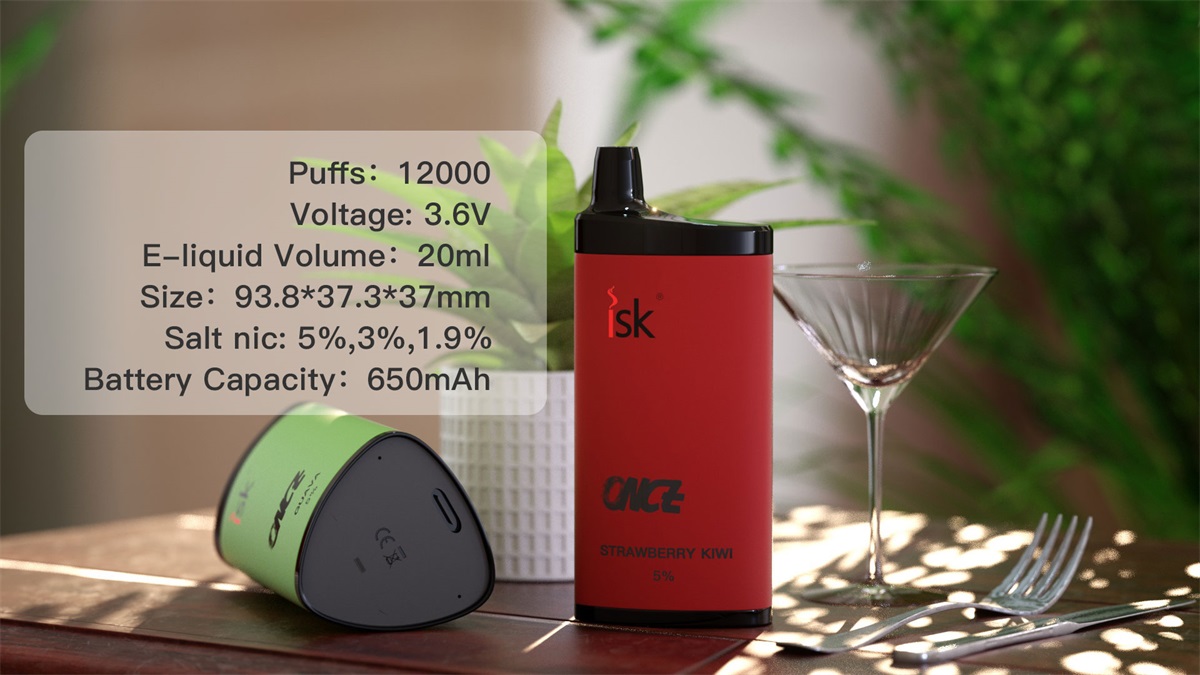 ONCE 12000 Puffs Disposable Vape POD with adjustable airflow on RDL and MTL