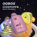 QQ-Box Rechargeable Disposable Vape 5000 Puffs E-liquid volume 13ml