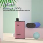 REME 5000 Puffs Disposable Vape POD with Rechargeable and adjustable airflow